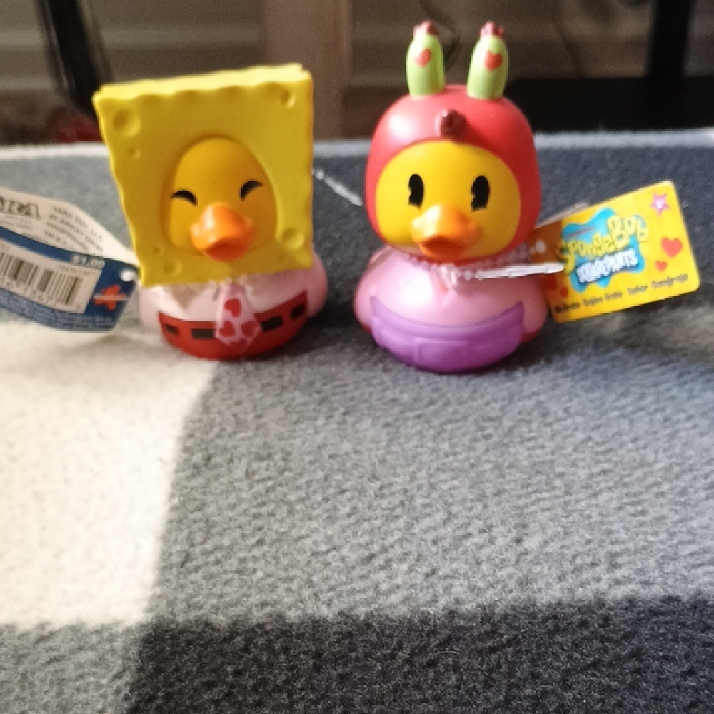 SpongeBob And Mr Krabs Rubber Ducks